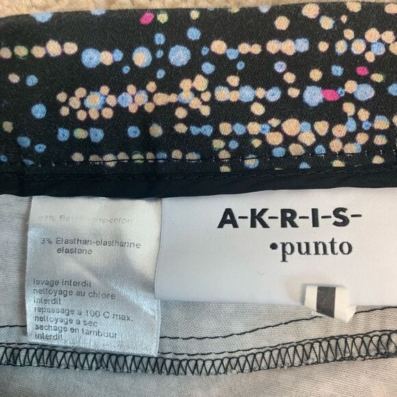 Akris Punto Franca Twilight City Print Ankle Pants Sz 8 - Picture 6 of 13